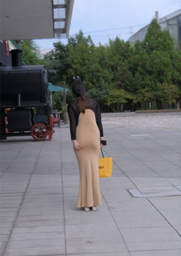 5401斑驳光影-长Q包Q【912P】紧身包臀长裙长腿美女套图