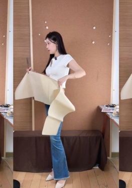 75613-75630爱书法的蓝色紧身牛仔裤大长腿美女视频
