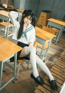 rua阮阮 Vol.006 授课中【57P】教室里微胖的双马尾小姐姐套图