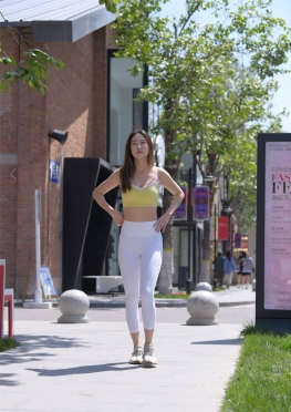 6117薄荷微风BS瑜伽k【757P】吊带紧身瑜伽裤大长腿女孩套图